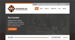 Desktop Screenshot of massexcavation.com